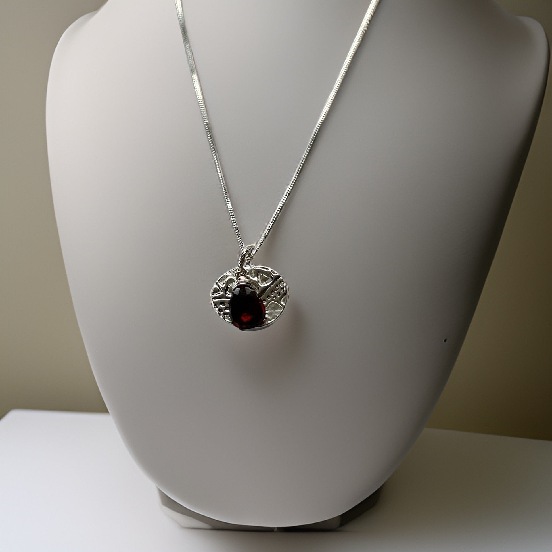 January Birthstone Gold Necklace – Susan Roberts Jewelry
