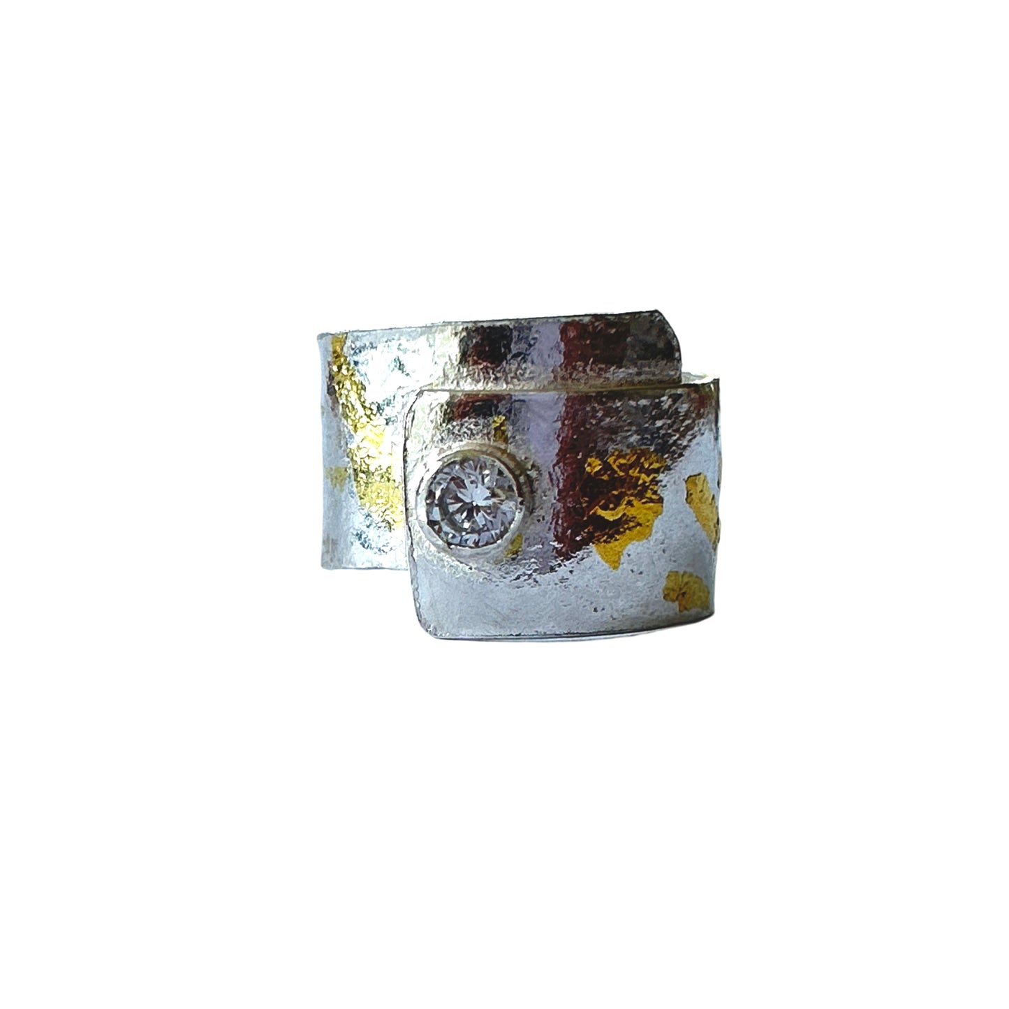 Mystical Silver And Gold Wrap Ring